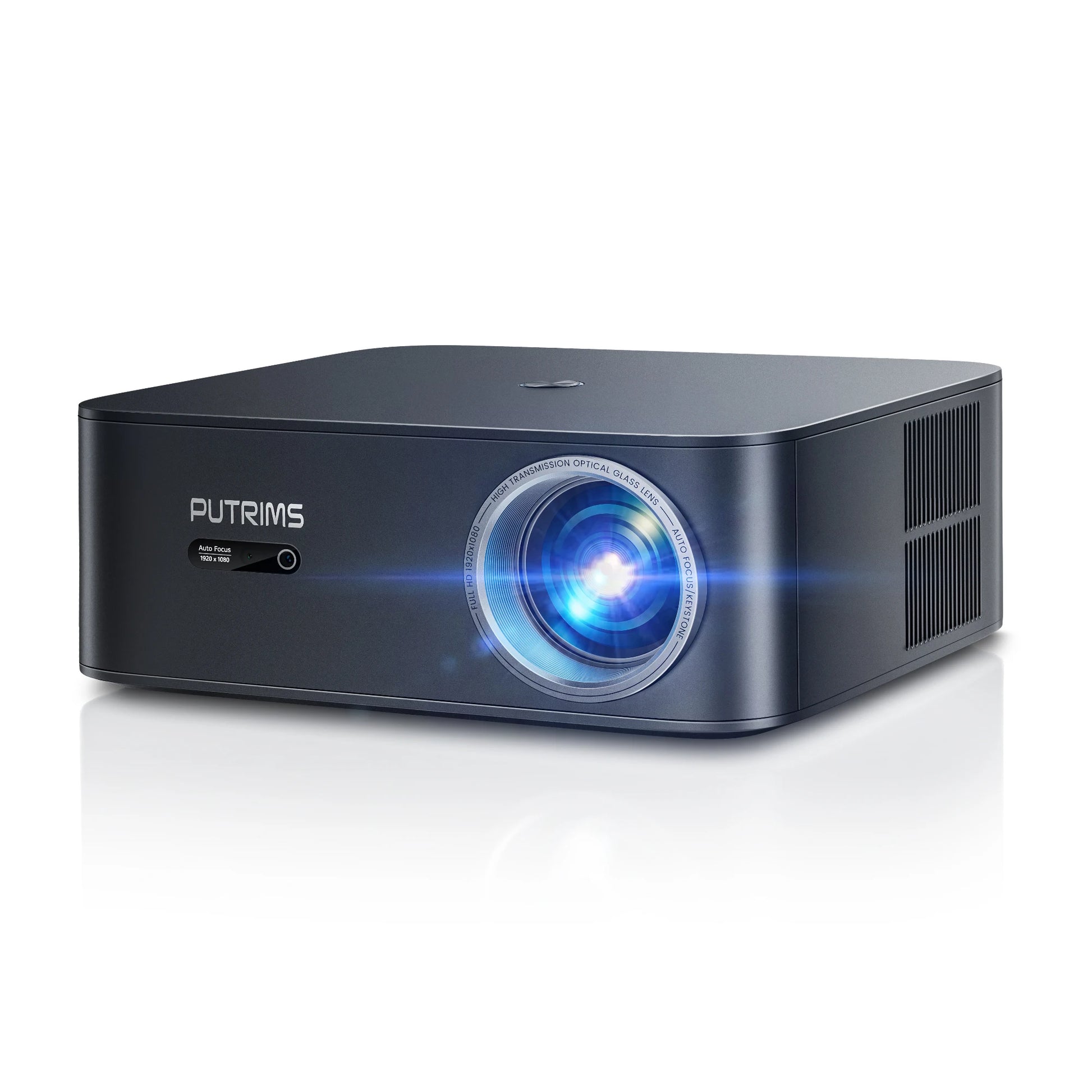 Proyector FHD 1080P Proyector Bluetooth WiFi Netflix Oficialmente y Enfoque automático AI 1500 ANSI 30000 lúmenes Enfoque automático Soporte 4K